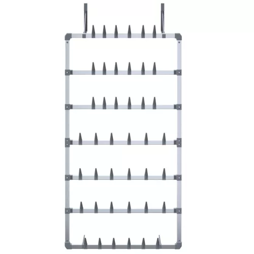  ezüst akasztós cipőtartó 66 x 13 x 139 cm