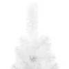  fehér vékony fél műkarácsonyfa állvánnyal 240 cm