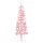  rózsaszín vékony fél műkarácsonyfa állvánnyal 150 cm