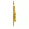  arany vékony fél műkarácsonyfa állvánnyal 150 cm