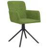  2 db világoszöld bársony forgó étkezőszék