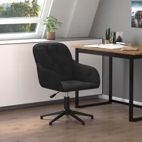  fekete bársony forgó irodaszék