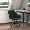  sötétzöld bársony forgó irodaszék