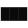  Kert étkező szett 5 pcs Fekete és Antracit 140 x 70 x 73 cm
