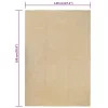  négyszögletes természetes pamut szőnyeg 120 x 180 cm
