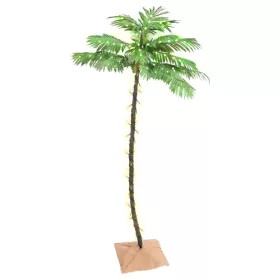  LED-es pálmafa 96 meleg fehér LED-del 180 cm