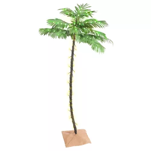  LED-es pálmafa 96 meleg fehér LED-del 180 cm