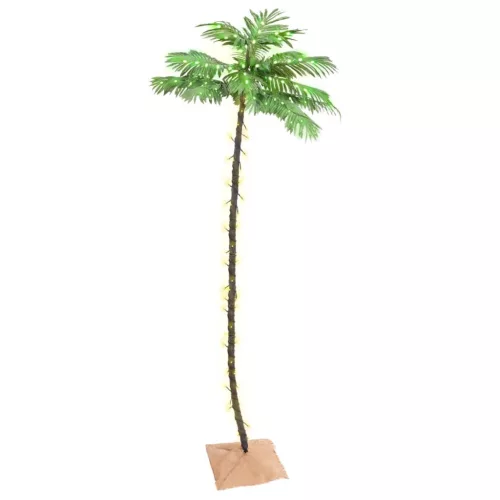  LED-es pálmafa 192 meleg fehér LED-del 300 cm