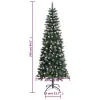  zöld PVC műkarácsonyfa állvánnyal 240 cm