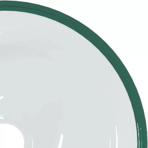  átlátszó edzett üveg mosdókagyló 30x12 cm