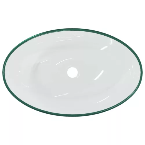  átlátszó edzett üveg mosdókagyló 54,5 x 35 x 15,5 cm