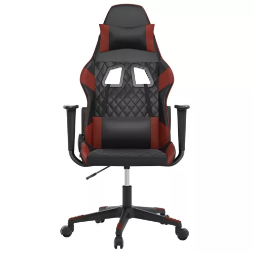  fekete és bordó műbőr masszázsjátékszék