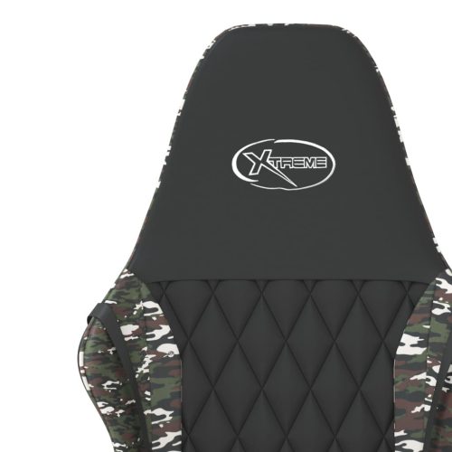  fekete és terepszínű műbőr masszázsjátékszék