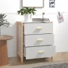  fehér szerelt fa tálalószekrény 62 x 38 x 70 cm