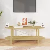  szerelt fa dohányzóasztal 110 x 48 x 40 cm