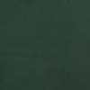  sötétzöld bársony fejtámla 90x5x78/88 cm