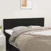  2 db fekete műbőr fejtámla 72 x 5 x 78/88 cm