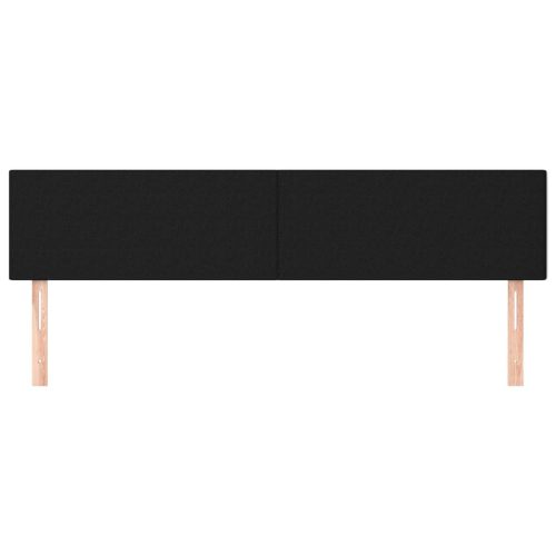  2 db fekete szövet fejtámla 80 x 5 x 78/88 cm