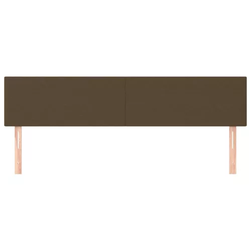  2 db sötétbarna szövet fejtámla 100x5x78/88 cm
