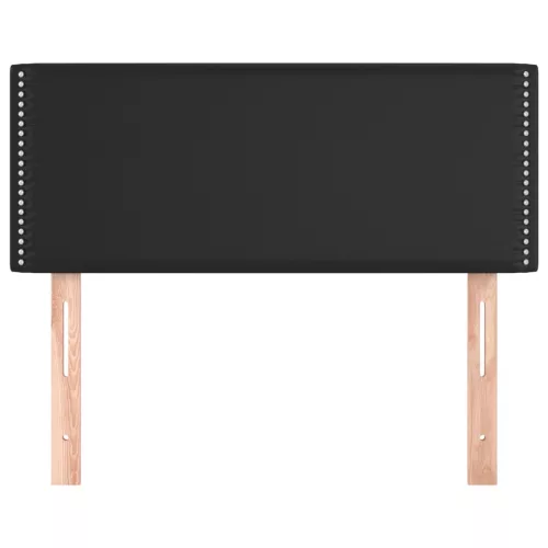  fekete műbőr fejtámla 80 x 5 x 78/88 cm