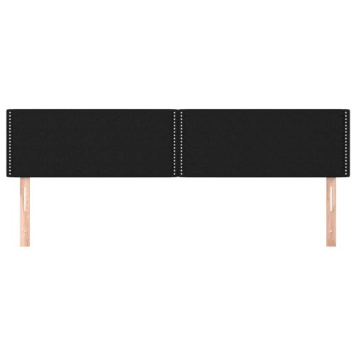  2 db fekete szövet fejtámla 90x5x78/88 cm