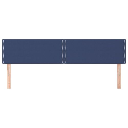  2 db kék szövet fejtámla 90x5x78/88 cm