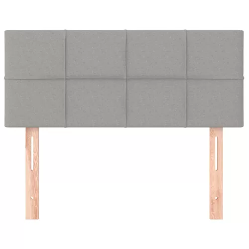  világosszürke szövet fejtámla 80 x 5 x 78/88 cm