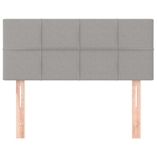  világosszürke szövet fejtámla 100x5x78/88 cm