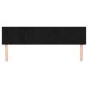  2 db fekete bársony fejtámla 100x5x78/88 cm