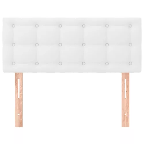  fehér műbőr fejtámla 90x5x78/88 cm