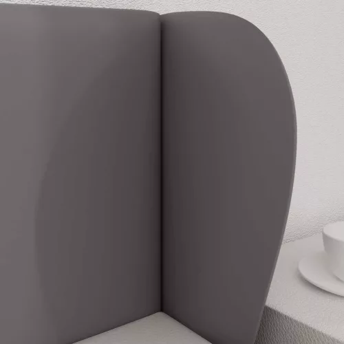  Fejtámla Fül Homályos Szürke 40 x 23 x 6 cm PVC