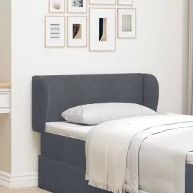  Fejtámla Fül Homályos Szürke 40 x 23 x 6 cm Bársony