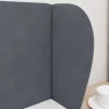  Fejtámla Fül Homályos Szürke 40 x 23 x 6 cm Bársony