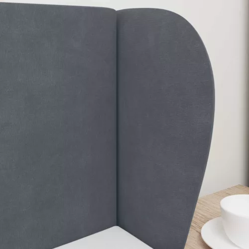  Fejtámla Fül Homályos Szürke 40 x 23 x 6 cm Bársony