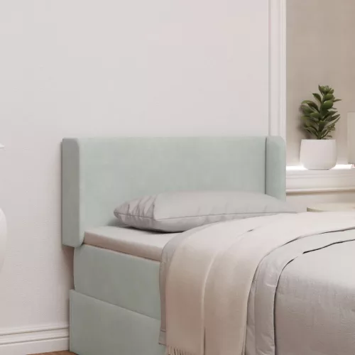  Fejtámla Fül Világosszürke 40,5 x 40,5 x 4 cm Bársony