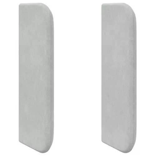  Fejtámla Fül Világosszürke 40,5 x 40,5 x 4 cm Bársony