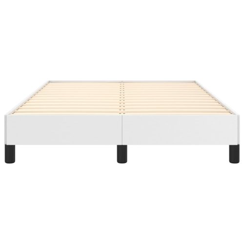  fehér műbőr ágykeret 120x200 cm