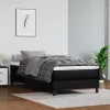  fekete műbőr zsebrugós ágymatrac 80 x 200 x 20 cm