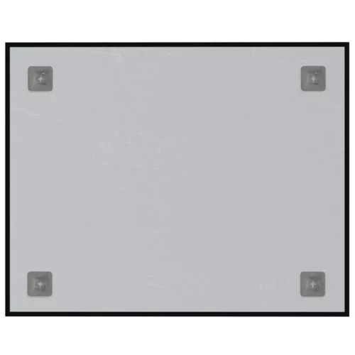  fekete falra szerelhető edzett üveg mágnestábla 50 x 40 cm