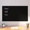  fekete falra szerelhető edzett üveg mágnestábla 100 x 60 cm 