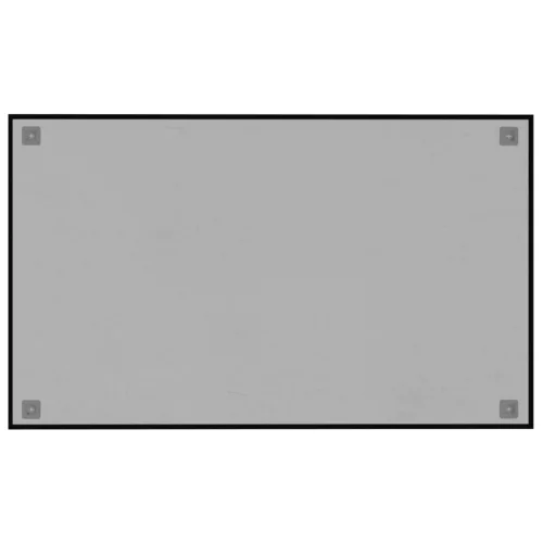  fekete falra szerelhető edzett üveg mágnestábla 100 x 60 cm 