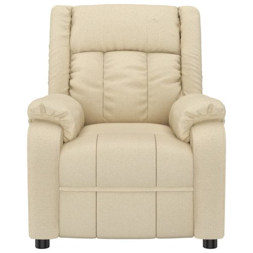  krémszínű szövet masszázsfotel