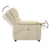  krémszínű szövet masszázsfotel