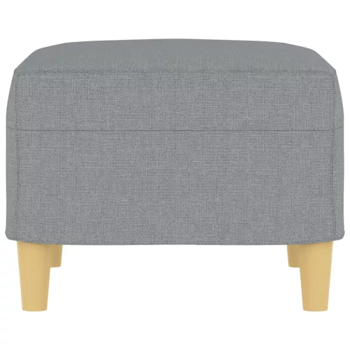  világosszürke szövet lábzsámoly 60 x 50 x 41 cm