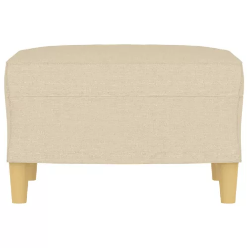  krémszínű szövet lábzsámoly 60 x 50 x 41 cm