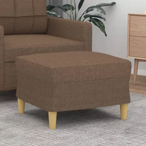  barna szövet lábzsámoly 60 x 50 x 41 cm