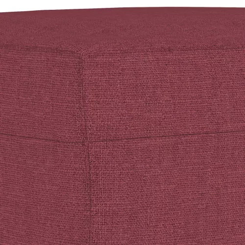  bordó szövet lábzsámoly 60 x 50 x 41 cm