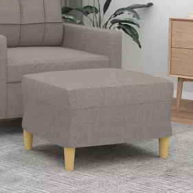  tópszínű szövet lábzsámoly 60 x 50 x 41 cm