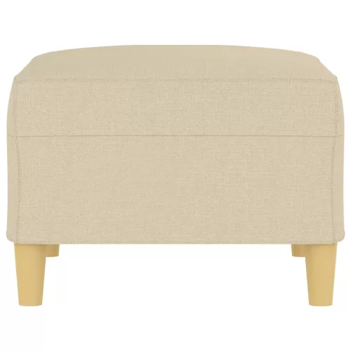  krémszínű szövet lábzsámoly 70x55x41 cm