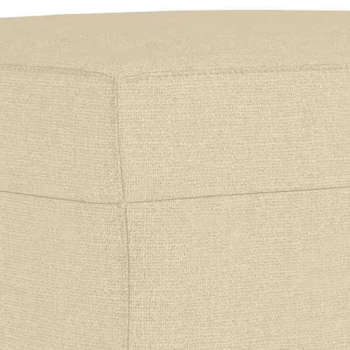  krémszínű szövet lábzsámoly 70x55x41 cm